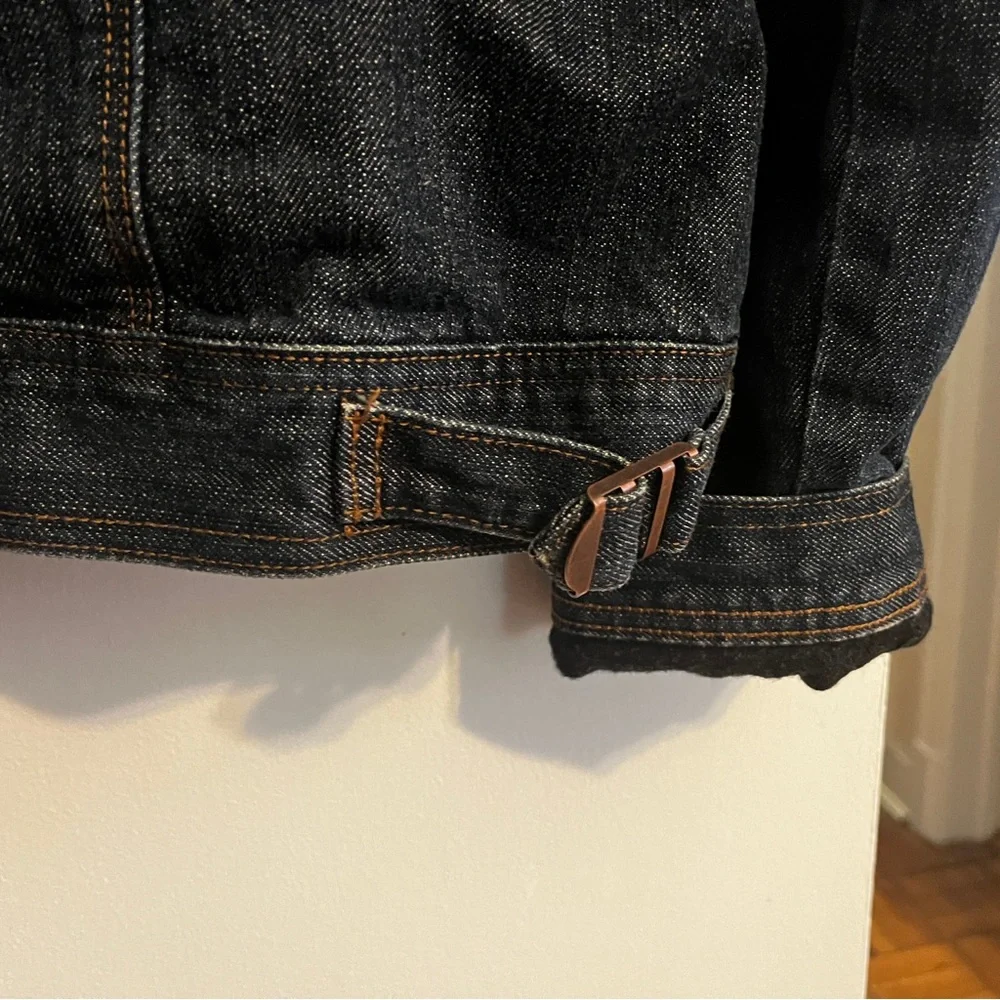 Shearling Denim Jacket - Picture 7 of 8